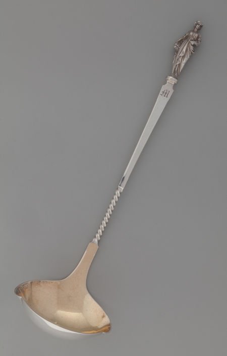 A Gorham Partial Gilt Silver Neoclassical Figura (1 of 3)