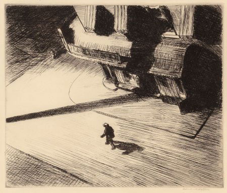 Edward Hopper (American, 1882-1967) Night Shadow: Edward Hopper (American, 1882-1967)Night Shadows, 1921Etching6-7/8