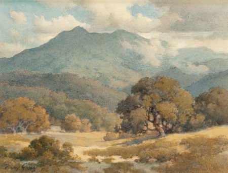 Percy Gray (American, 1869-1952) Distant Hills, (1 of 3)