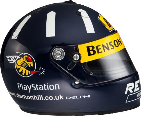 A Damon Hill Signed Racing Helmet, 1998-1999. St (1 of 4)