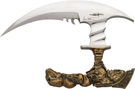Hibben Knives Skull Handle Thors Slice Fantasy K (1 of 2)