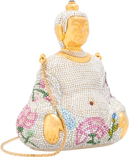 Judith Leiber Full Bead Silver & Multicolor Crys (1 of 4)