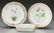 65127: Three Royal Copenhagen Flora Danica Pattern Porc