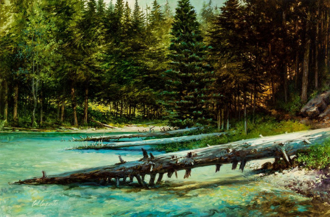 Earl Carpenter (American, b. 1931) String Lake O (1 of 3)