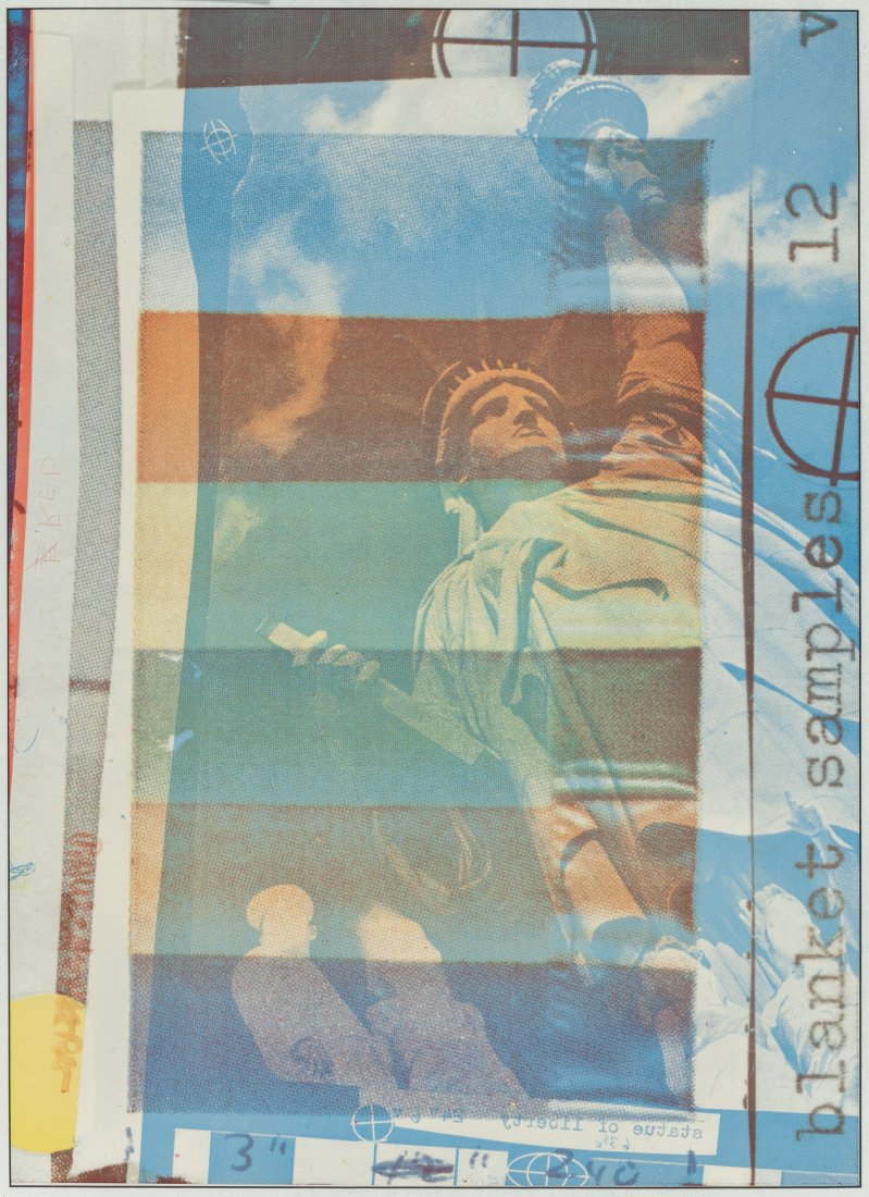 Robert Rauschenberg (American, 1925-2008) Blanke (1 of 2)