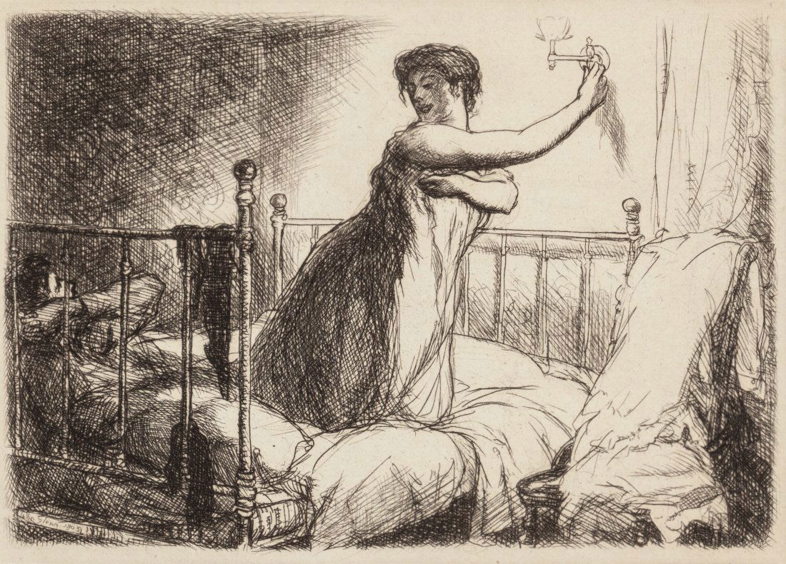 John French Sloan (American, 1871-1951) Turning (1 of 3)