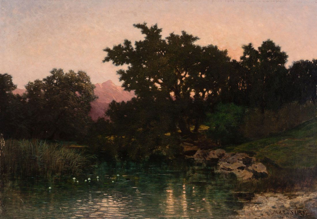 Max Joseph Von Sury (Swiss, 1842-1920) Soir (Sol (1 of 4)