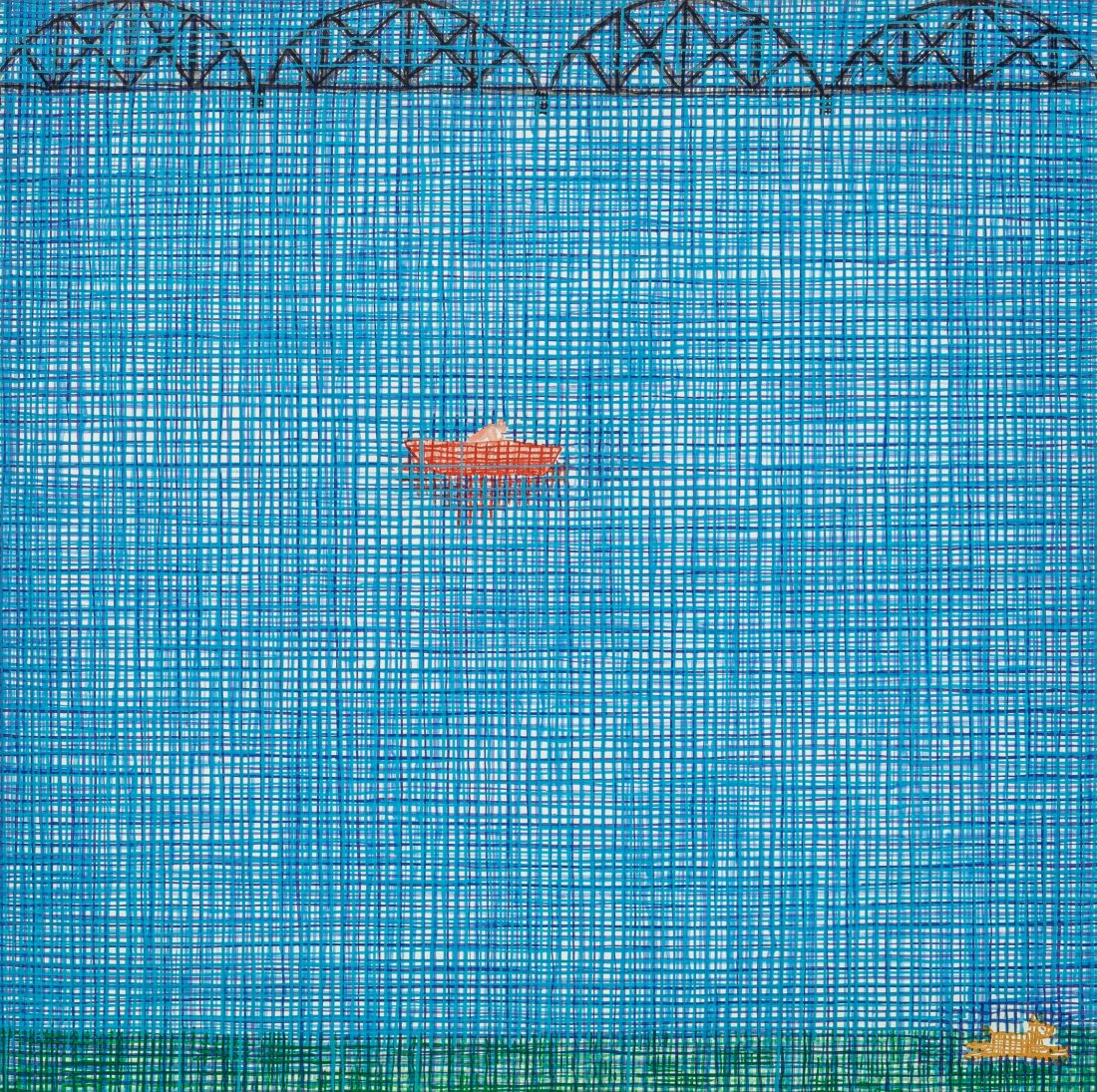 Jennifer Bartlett (American, b. 1941) Bridge, Bo (1 of 7)