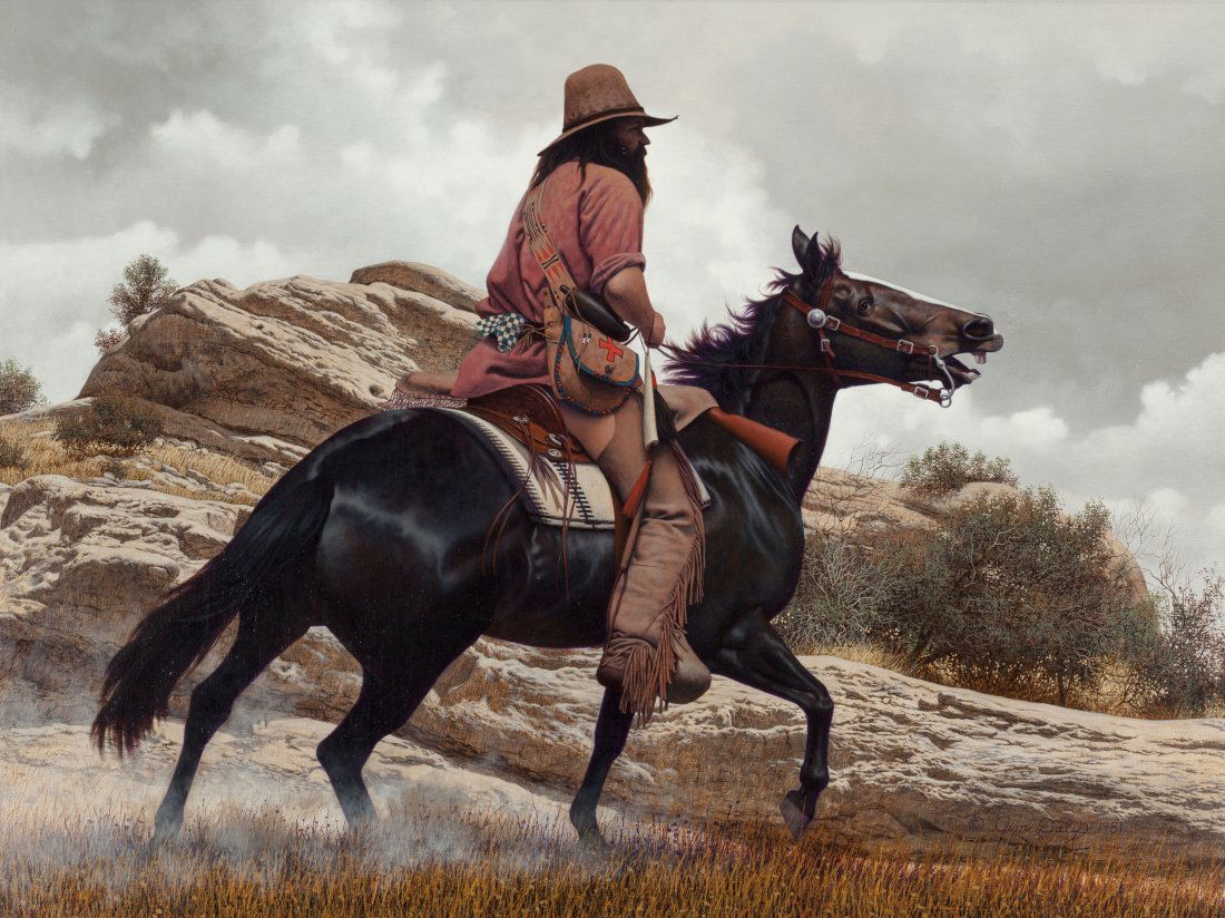 Jim Daly (American, b. 1940) Moving On, 1981 Oil (1 of 4)