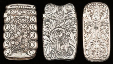 Three Gorham Silver Match Safes, Providence, Rho (1 of 3)