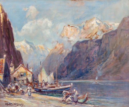 Arthur Vidal Diehl (American, 1870-1929) Norwegi (1 of 3)