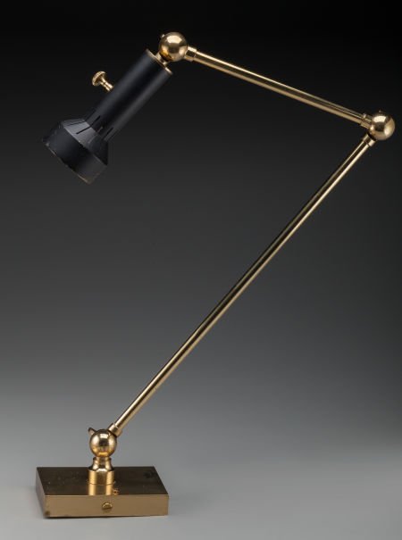 An American Gilt and Enameled Steel Flashlight L (1 of 2)