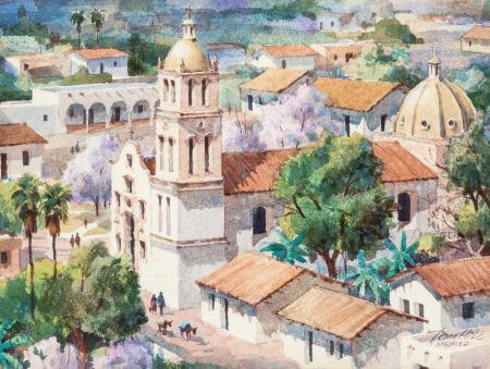 Thomas Hill (American, b. 1925) Spring in Old Me (1 of 3)