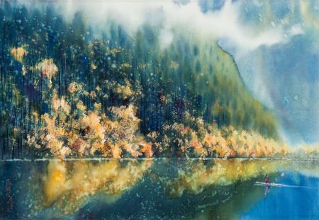 Japanese School (20th Century) Mountain Landscap (1 of 5)