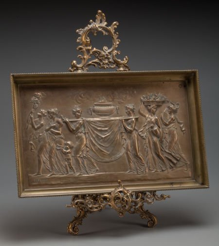 After Michel Claude Clodion (French, 1738-1814): After Michel Claude Clodion (French, 1738-1814)Feast BearersBronze relief w