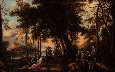 After Salvator Rosa  The Wood of the Philosopher (1 of 3)