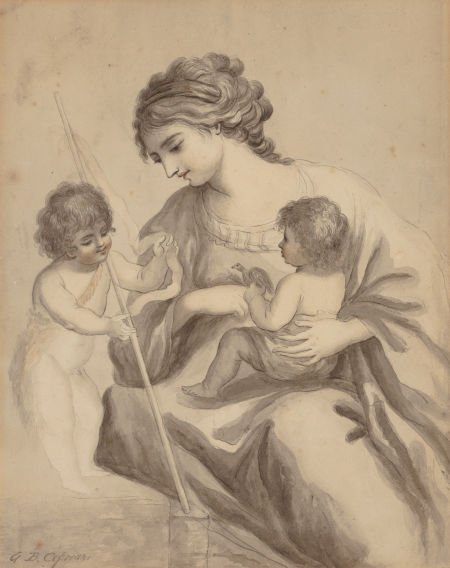 Manner of Giovanni Battista Cipriani The Virgin (1 of 3)