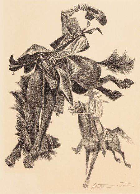 Fletcher Martin (American, 1904-1979) and George: Fletcher Martin (American, 1904-1979) and George Schreiber (American, 1862-1940)High, W