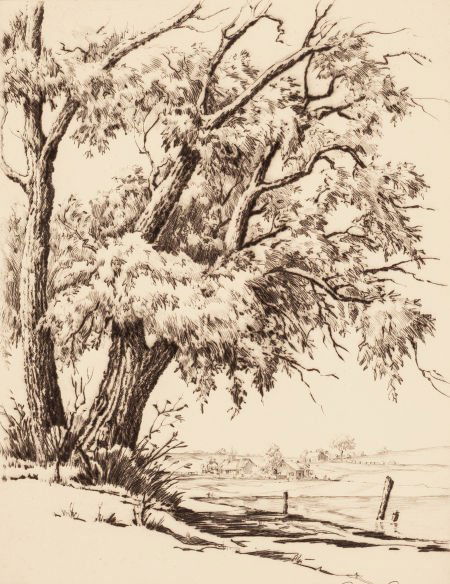 James Swann (American, 1905-1985) Willow and Lak (1 of 4)