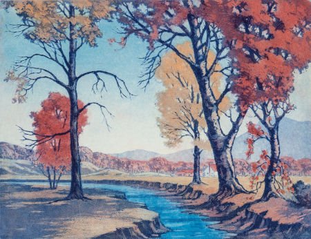 F. Leslie Thompson (American, 1889-1965) October (1 of 3)