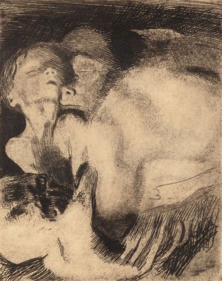 Käthe Kollwitz (German, 1867-1945) Tod und Frau (1 of 2)