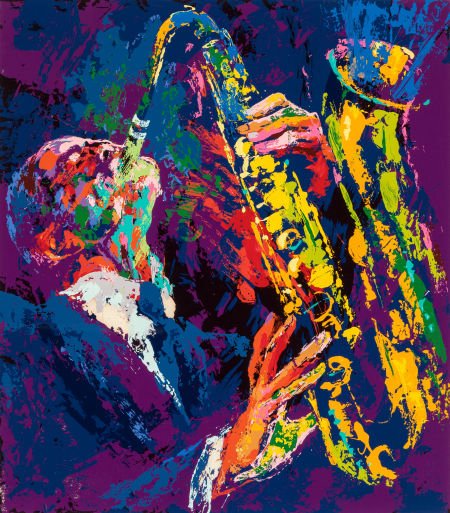 LeRoy Neiman (American, 1921-2012) Sax Man, 1974 (1 of 3)