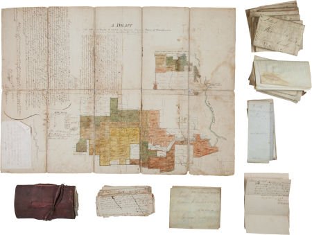 [James Wilson]. Manuscript Plat Map of Luzerne C (1 of 3)