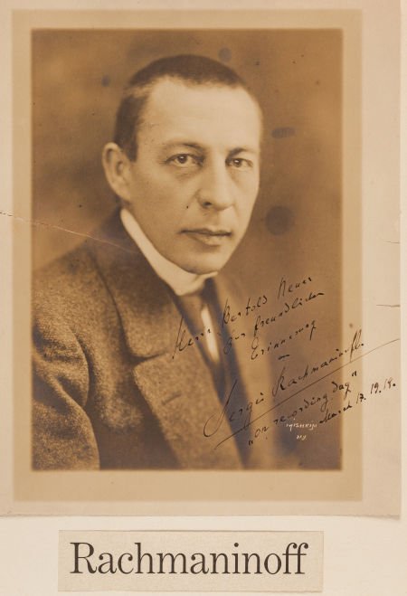 Sergei Rachmaninoff Signed Photograph. Measuring (1 of 2)