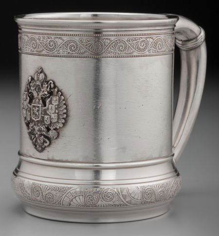 A Gorham Silver Cup with Applied Imperial Russia (1 of 3)