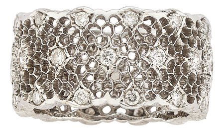 Diamond, White Gold Eternity Band, Buccellati  T (1 of 3)