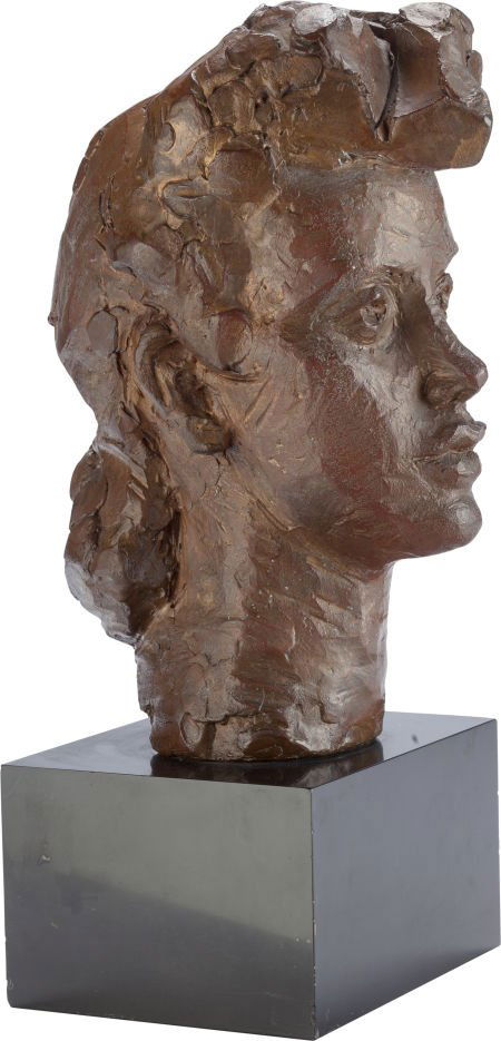 Jacques Lipchitz (French/American, 1891-1973) Po: Jacques Lipchitz (French/American, 1891-1973)Portrait of Barbara Reis Poe II, 1