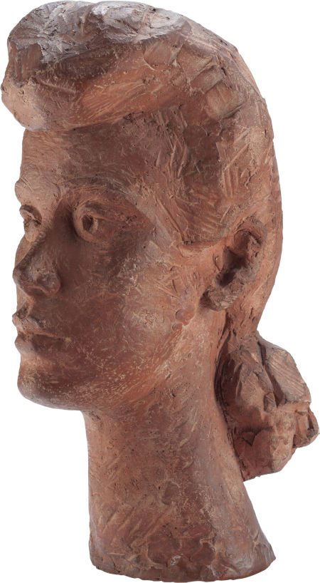 Jacques Lipchitz (French/American, 1891-1973) Po: Jacques Lipchitz (French/American, 1891-1973)Portrait of Barbara Reis Poe I, 19