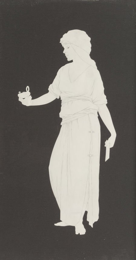 Maxfield Parrish (American, 1870-1966) Study for: Maxfield Parrish (American, 1870-1966)Study for the Lampseller of BaghdadPe