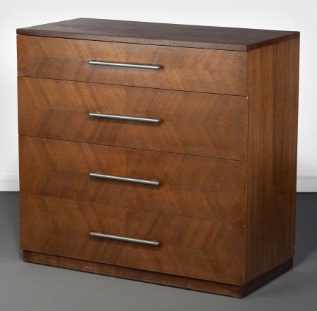 Gilbert Rohde (American, 1894-1944) A Four-Drawe: Gilbert Rohde (American, 1894-1944)A Four-Drawer Chest, 1933, Design for Living