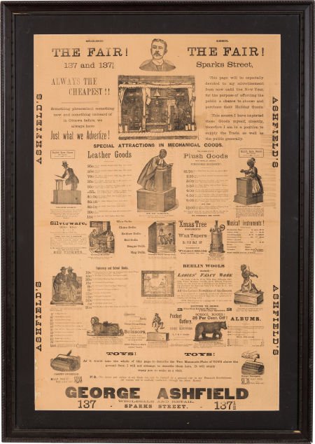 Mechanical Toys and Banks: Merchant Broadside. M (1 of 1)