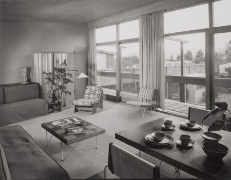 Julius Shulman (American, 1910-2009) Hotel room, (1 of 2)