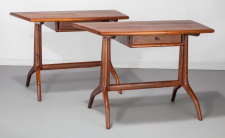 Sam Maloof (American, 1916-2009) Early Pair of S (1 of 3)