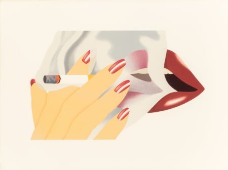Tom Wesselmann (1931-2004) Smoker, 1976 Lithogra: Tom Wesselmann (1931-2004)Smoker, 1976Lithograph in colors with embossing o