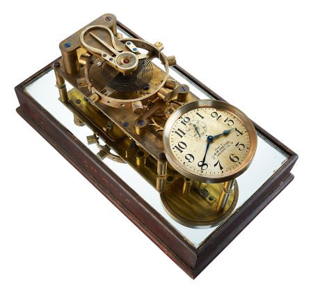 O.W. Dreyer Long Beach Cal. Lever Escapement Mod: O.W. Dreyer Long Beach Cal. Lever Escapement Model Electric Clock From the 1920's, large b