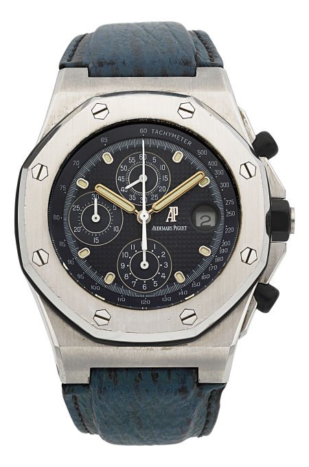 Audemars Piguet Royal Oak Offshore Chronograph W: Audemars Piguet Royal Oak Offshore Chronograph Wristwatch No. 043 Case: stainless steel, c