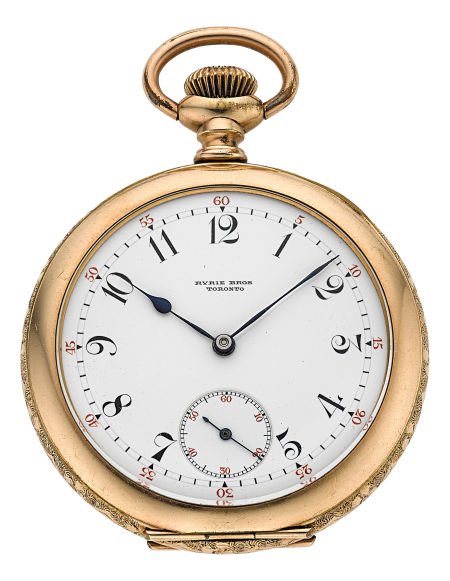 Patek Philippe & Cie Pocket Watch For Ryrie Bros: Patek Philippe & Cie Pocket Watch For Ryrie Bros. Toronto, circa 1906 Case: gold filled, 5