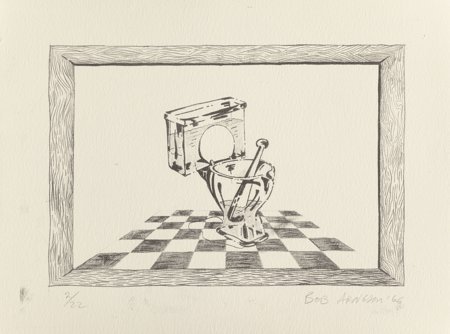 Robert Arneson (American, 1930-1992) Untitled (M: Robert Arneson (American, 1930-1992)Untitled (Mortar & Pestle Toilet), 1966