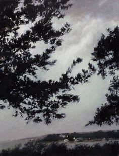 Rosalyn Bodycomb (American, b. 1958) Storm #38,: Rosalyn Bodycomb (American, b. 1958)Storm #38, 2007Oil on linen12 x 9-1