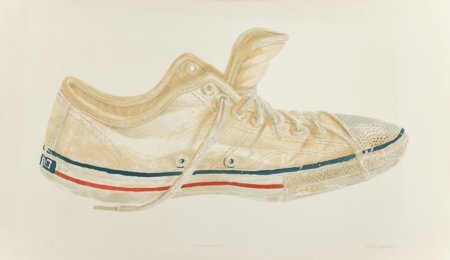 Don Nice (American, b. 1932) Big Sneaker, 1972 L: Don Nice (American, b. 1932)Big Sneaker, 1972Lithograph in colors on Arches