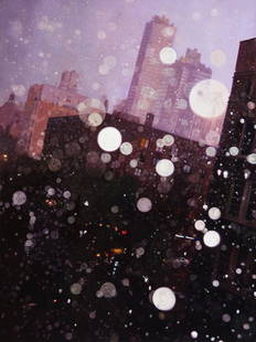 Rosalyn Bodycomb (American, b. 1958) Rain, York: Rosalyn Bodycomb (American, b. 1958)Rain, York Avenue, 2005, 2006Oil on can