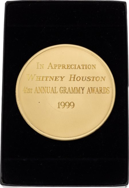 Whitney Houston National Academy of Recording Ar: Whitney Houston National Academy of Recording Arts and Sciences (NARAS) Grammy Appreciation Medal, 199
