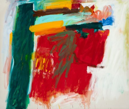 Herman Cherry (American, 1909-1992) Red Area, 19: Herman Cherry (American, 1909-1992)Red Area, 1959Oil on canvas60 x 71 inches (1