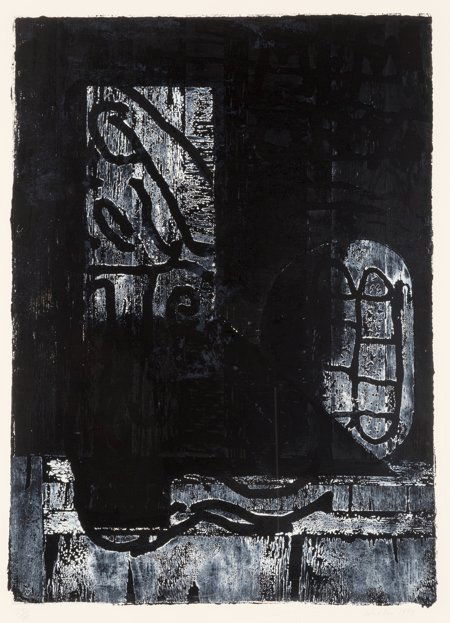 John Walker (British, b. 1939) Memory V, 1989 Wo: John Walker (British, b. 1939)Memory V, 1989Woodcut and screenprint on wove