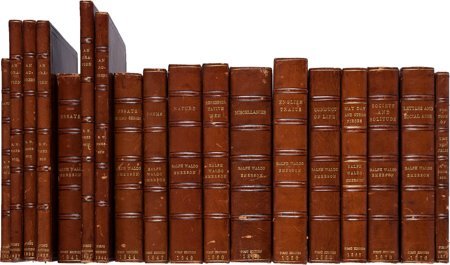 Ralph Waldo Emerson. Group of Eighteen Uniformly (1 of 2)