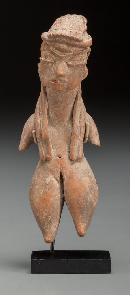 Tlatilco, Mexico Standing 'Venus' Votive Figure: Tlatilco, Mexico Standing 'Venus' Votive Figure c. 1100 - 800 BC